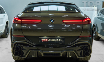 108360 Установить спортивный обвес и электронный выхлоп THOR на BMW X6 в Топ Тюнинг Москва