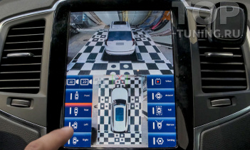 Установка, подключение и настройка системы кругового обзора для Вольво XC90 под ключ