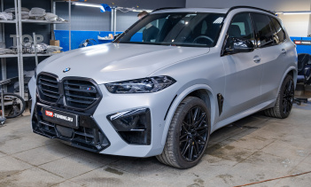 108862 Шумоизоляция и атермальная тонировка стекол BMW X5 M Competition F95 рестайлинг