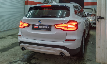 108909 Переделка фонарей американского BMW X3 III под европейские желтые поворотники