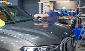 Мягкая полировка, бронирование зон риска БМВ Х7 G07 на заказ