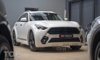 108997 Установка аэродинамического обвеса Infinity QX70 под ключ