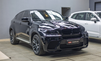 109031 Тюнинг обвеса в стиле M Perfomance и оклейка BMW X6 E71