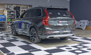 Установка системы 360° из четырех камер для Volvo XC90 II в Топ Тюнинг Москва