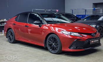 Модернизация заднего бампера Toyota Camry XV70 – установка диффузора в Топ Тюнинг