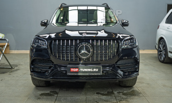 Стильный тюнинг решетки радиатора Mercedes-Benz GLS X167 под ключ в Топ Тюнинг