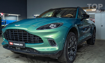 Косметическая окраска элементов Aston Martin DBX в Топ Тюнинг Москва