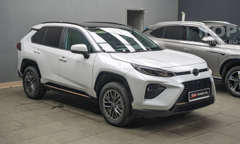 Атермальная тонировка стекол STEK NEX + оклейка пленкой фар Toyota Wildlander