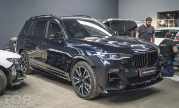 109664 Комплексный тюнинг BMW X7 G07 – установка стильного обвеса PRO GT II