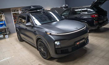 Установка комплекта LED-линз в фары Lixiang L9 – яркость на максимум 