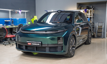 Монтаж оттоманки переднего кресла для Lixiang L7 + ароматизация салона