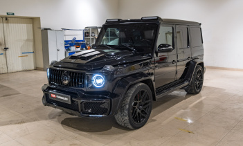 109964 Установка атмосферной LED подсветки – тюнинг салона Mercedes-Benz G-class Brabus