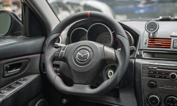 110220 Анатомический тюнинг-руль для Mazda 3 BK рестайлинг