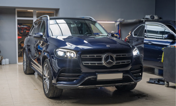 110250 Замена стекол фар Mercedes-Benz GLS 2019 на новую версию