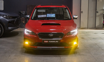 Тюнинг оптики Subaru Levorg 2014-2020 – новые LED-линзы Prisma и ПТФ