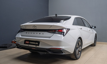 110750 Виброизоляция дверей + атмосферная подсветка салона Hyundai Elantra 2023+