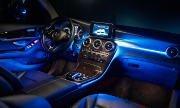 Атмосферная LED подсветка салона для Mercedes-Benz GLC