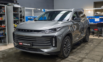 Установка мощных линз MTF Cyber Light 2.0 в фары Exeed TXL