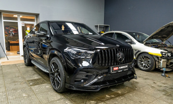 111406 Монтаж электронных доводчиков в двери нового Mercedes-Benz GLE Coupe