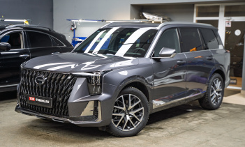 111543 Монтаж защитной сетки-фильтра в радиатор GAC GS8 Dragon