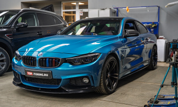 Тюнинг выхлопа BMW 4 серии F32 рестайлинг – электронная система THOR 