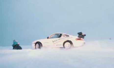Дрифт на мотоцикле, снегоходе и 911 GT3
