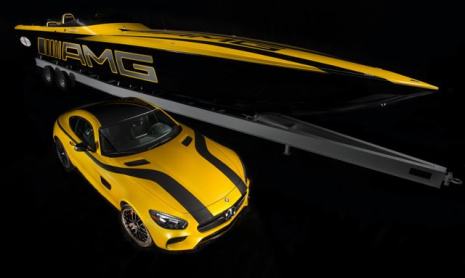 Скоростная лодка Mercedes-AMG GT S