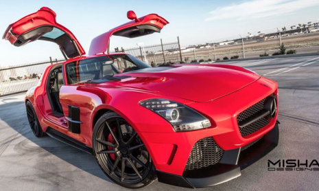 Mercedes SLS AMG в новом обвесе от Misha Design