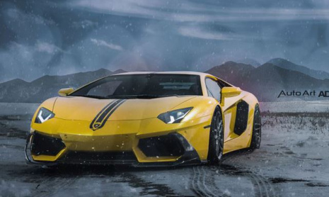 Снегоочиститель Lambo Aventador Snow Plow Edition