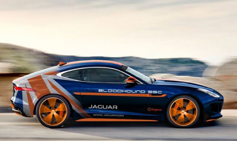 Jaguar поможет команде Bloodhound SSC разогнаться до 1000 м/ч