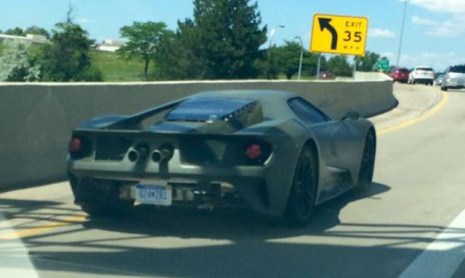 Шпионские фото потрясающего 2016 Ford GT