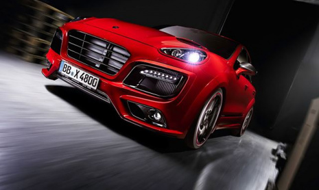В сеть просочились фотографии Porsche Cayenne Magnum от TechArt