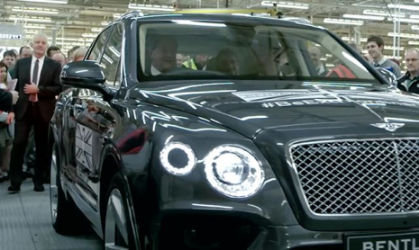 Удивительная сборка внедоржника Bentley Bentayga