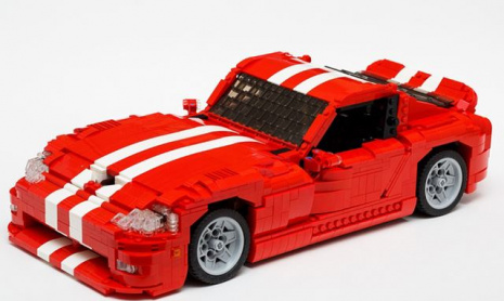 Еще один суперкар Lego - Dodge Viper GTS