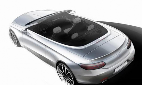 Mercedes покажет C-Class без крыши в Женеве