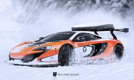 Rain Prisk Designs построили McLaren с байдаркой