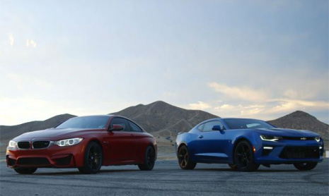 Новый Chevrolet Camaro SS против BMW M4