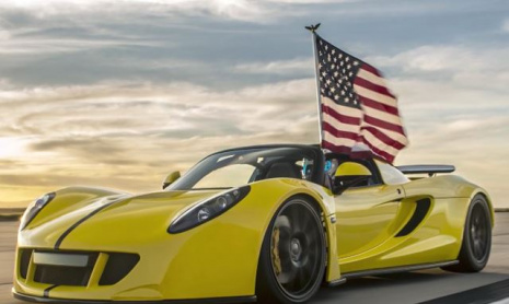 Hennessey установил мировой рекорд скорости на Bugatti Veyron