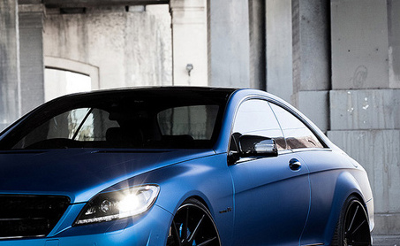 Синий матовый CL6 AMG от Royal 1 Motorsport