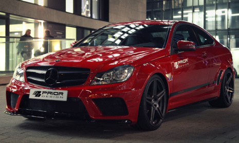 C-Class Coupe Black Edition от тюнинг-ателье Prior Design