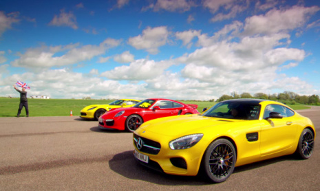 Хаммонд, Кларксон и Мэй тестируют Corvette, 911 и AMG GT