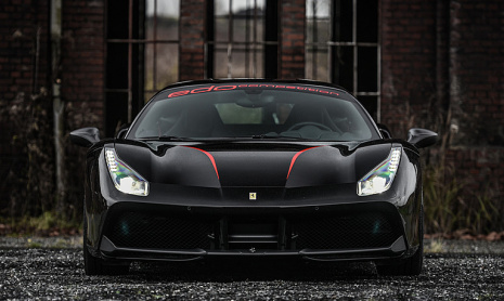 Черный Ferrari 488 GTB от Edo Competition
