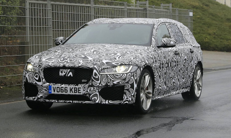 2018 Jaguar XF Sportbrake – первые шпионские снимки