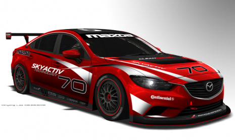 Mazda 6 Grand Am Racer демонстрирует SkyActive-D
