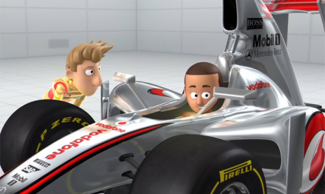 McLaren реанимирует Баттона и Хамильтона для мультика.