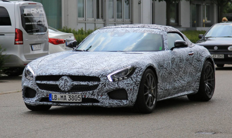 2018 Mercedes-AMG GT C (Convertible) первые шпионские снимки