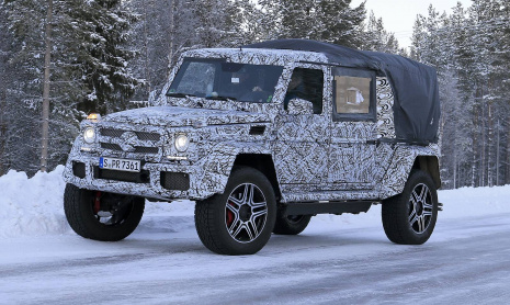Mercedes-Benz 500 4x4 Convertible - первые шпионские снимки