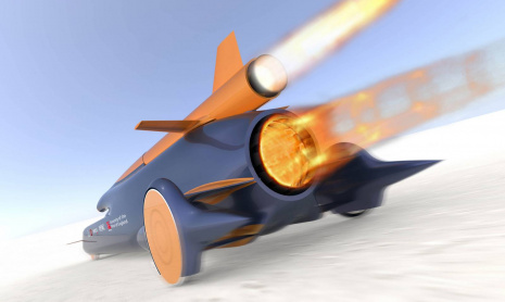 Bloodhound SSC для начала разгонится до 320 км/ч