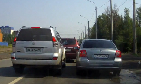 Расправа на дороге, или месть Toyota Land Cruiser 