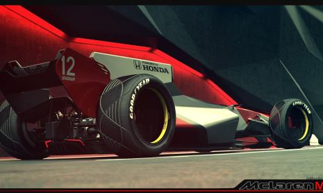 Сумасшедший McLaren-Honda F1 будущего
